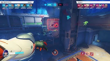 Rambo ruined their game by DJANGO — Overwatch 2 Replay NQ1DNG