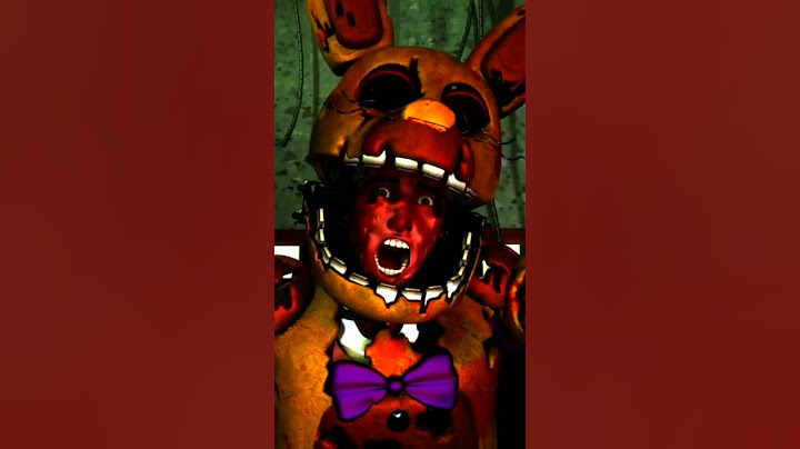 A MORTE BRUTAL DO SPRINGTRAP-FNAF SHORTS