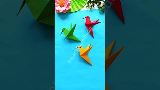 How to make a paper hummingbird#shorts #diycraft #diy #creative #papercraft