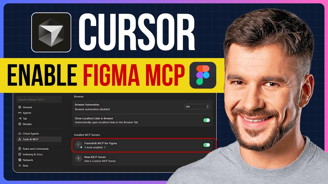 Как добавить Figma MCP в курсор | Настройка Figma MCP в курсоре | Включение Figma MCP в курсоре