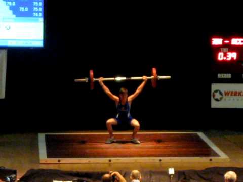 15 Year Old Matthew Hinson Snatch 79KG (175LB) @ 6...