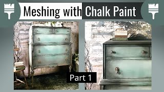 How to Chalk Paint Blend using Meshing Technique: The Easy Way