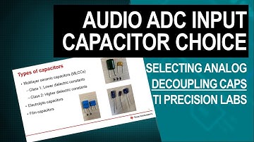 Audio ADC input capacitor choices