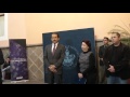 Inauguración de la exposición del artista plástico Carlos Oviedo...
