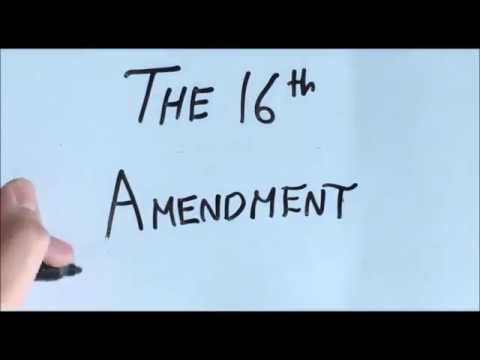 16th Amendment of the Constitution