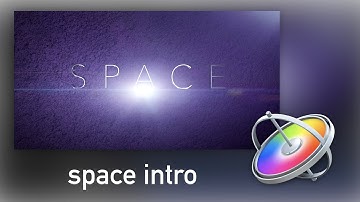 How to Create a Space Intro in Motion 5!