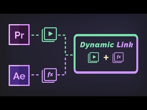 Adobe Dynamic Link tutorial: how to import Premiere Pro sequence into After Effects [SUB ENG]