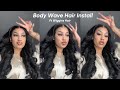 THE MOST NATURAL HD INSTALL YOULL EVER SEE |  NO PLUCKING❌PRE-CURLED BEGINNER WIG | FT. WIGGINS HAIR