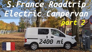 Part 2: France ELECTRIC CAMPERVAN Winter Roadtrip 🇫🇷⚡🚐