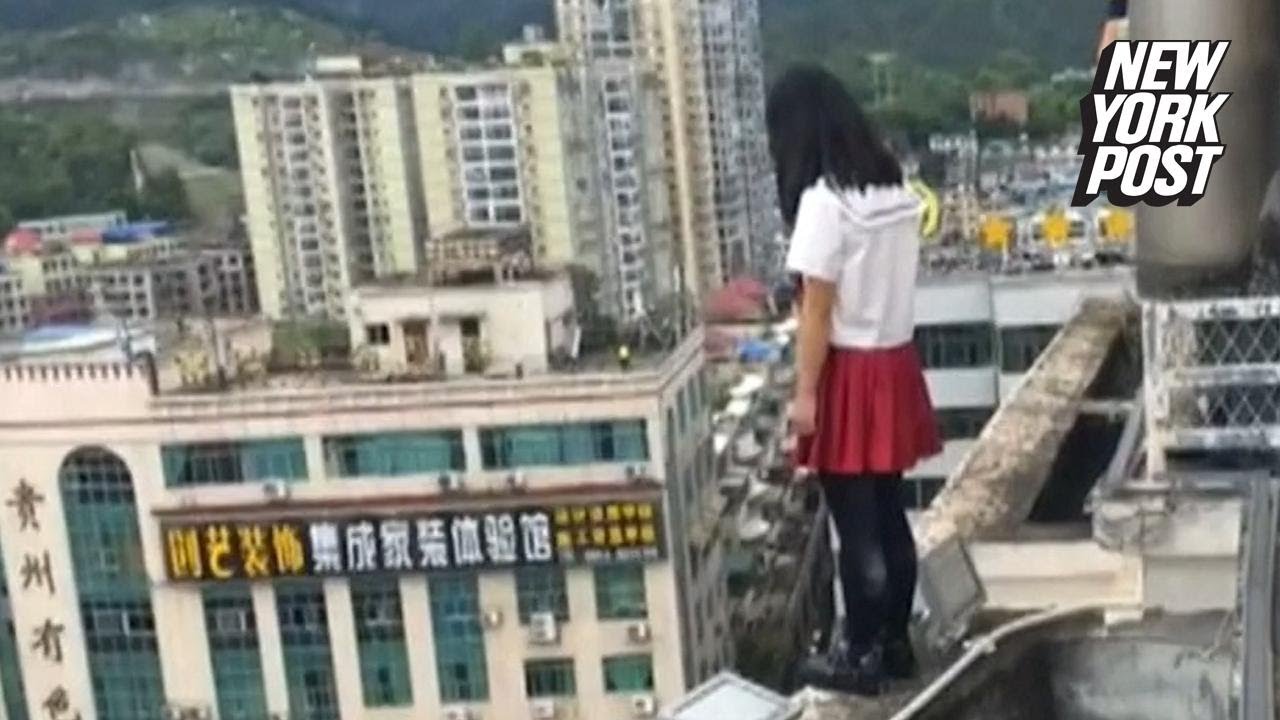 ny post mets Suicidal schoolgirl saved from building's ledge by teacher | New York Post