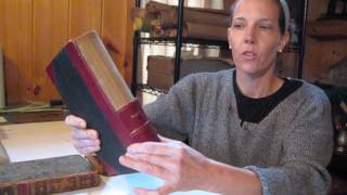 Part 1: Four 1800's Leather Bindings Needing Conservation - Bookbinding