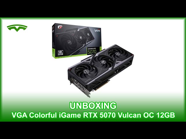 Unbox VGA Colorful iGame RTX 5070 Vulcan OC 12GB | Tech Unboxing