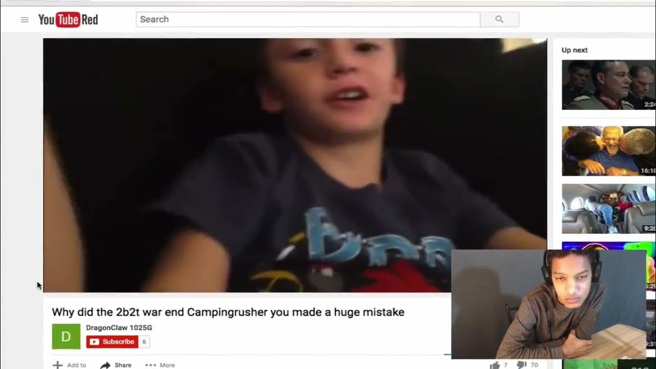 Why did the 2b2t war end Campingrusher you made a huge mistake