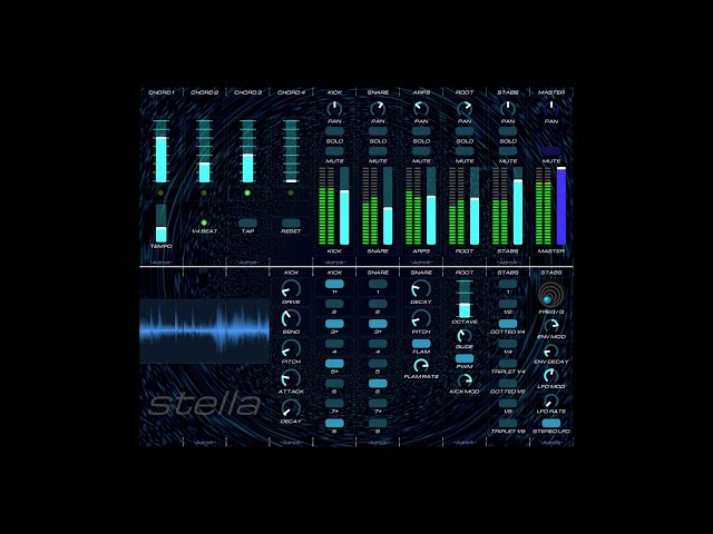 Stella - A Demo Patch using Adroit Custom