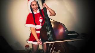 🎄Silent Night🎄きよしこの夜(double bass cover)