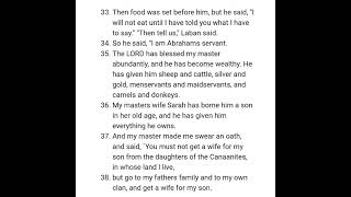 GENESIS 24 NIV AUDIO BIBLE with text