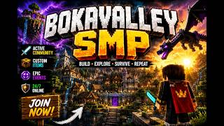 Launching India's Best server -Bokavalley | Minecraft 1.21 | 24/7 Online | Java + PE | Free To Join