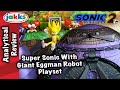 Sonic Movie 2 Giant Eggman Robot Playset With Super Sonic!