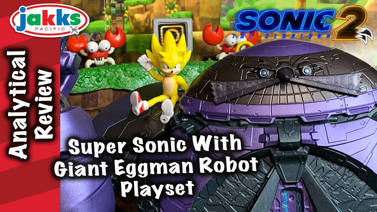  Sonic the Hedgehog 2 Movie Giant Eggman with Super