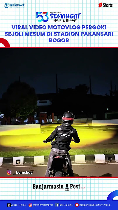 Viral Video Motovlog Pergoki Sejoli Mesum di Stadion Pakansari Bogor, Berujung Bakal Dipolisikan