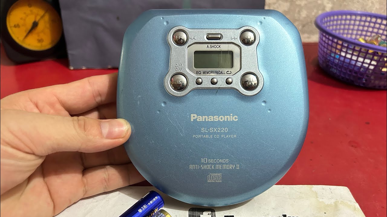 Panasonic SL-SX220 เครื่องเล่น CD พกพา ใช้งานเต็มระบบ มีกันสั่น