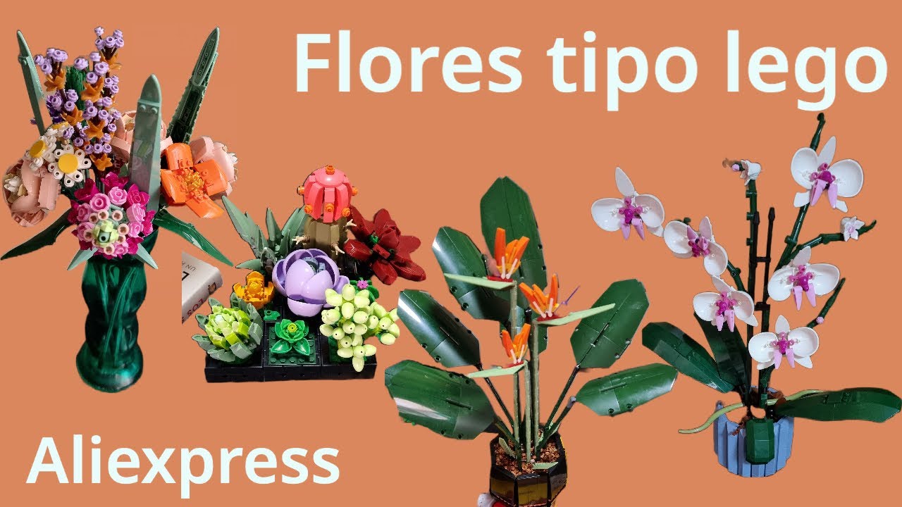 Flores tipo Lego ¿qué tan parecidas son al original? 