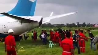 Xiamen Airlines Boeing 737-800 #MF8667 crash landed at Manila Airport
