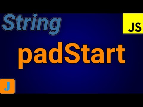 JavaScript String padStart