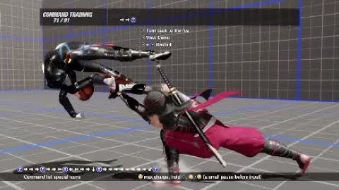 Dead or Alive 6 Hayate Command Training Full Move List