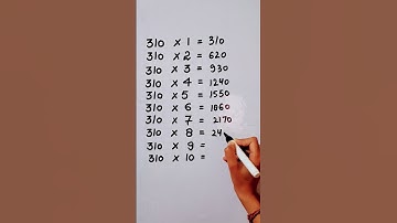 Write the Table of 310 in 17 second only..#maths #mathshack #mathstricks @study_care0