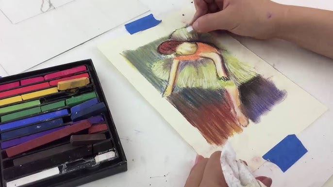 Art Kit: Drawing with Oil Pastels, Inspired by Claude Monet – Indigo Artbox