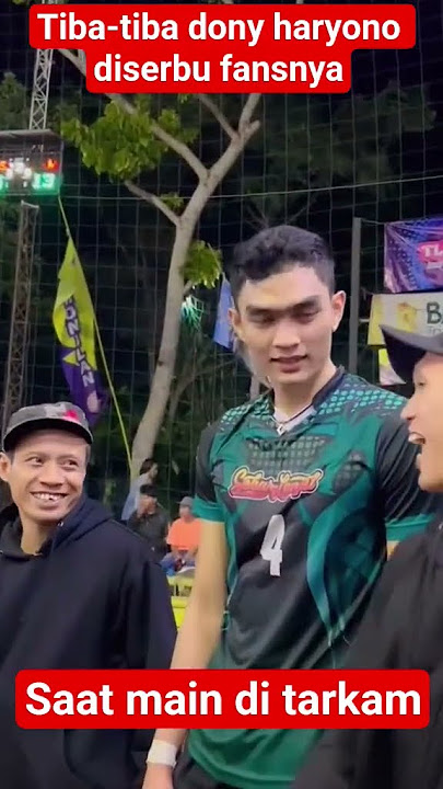 Dony haryono diserbu fansnya saat main di tarkam