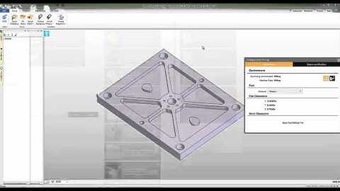 2. Edgecam Test Drive Milling Tutorial - Step 1 - File Tab