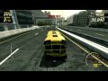 School Bus Gold - Carnage Race - City Central 2