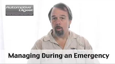 Managing During an Emergency - Bryan Flansburg