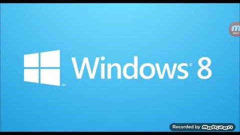 Windows 8 Startup & Shutdown Sounds