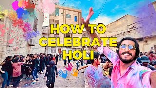 Holi In My Hometown😍🌈 || Mirpur Mathelo❤️ #holi #celebration