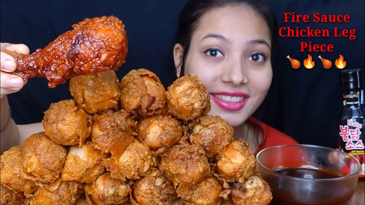 Eating 🍗Crispy Fried Chicken Leg Piece Mukbang | Chicken Leg Piece Eating Challenge | Huge Mukbang