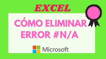 EXCEL | Eliminar Error #𝗡/𝗔 Con SIERROR