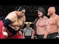 Yokozuna vs Dara Singh Brock Lesnar Match