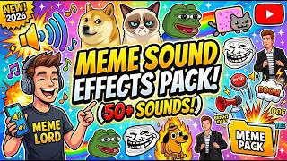 Meme Sound Effects Pack (50+ Sounds)