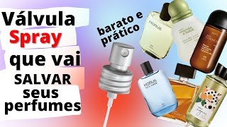 Como usar seu perfume sem desperdiçar. Válvula Águas de Natura.