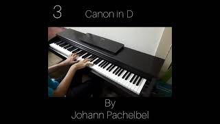 Top 3 Wedding music on the piano!