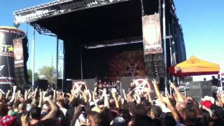 Anthrax - Caught In A Mosh @ Mayhem Fest 2012 Phoenix, Az