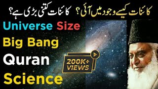 Creation Of The Universe By Quran And Science Universe Size Theory Of Evolution By Dr Israr Ahmed