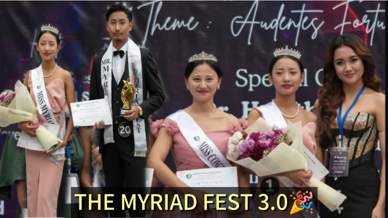 MR & MISS MYRIAD 2025🎉(Immanuel College #dimapur)THE MYRIAD FEST 3.0🔥 #fashion #show