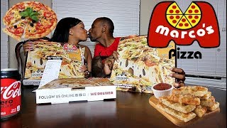 MARCOS PIZZA 🍕MUKBANG |SMACKING, SLURPING, BREATHING screenshot 5