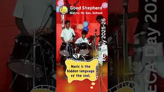 Good Shepherd School #madurai  ECA Day 2025-26 | Energetic Drum Performance by Students 🥁🔥