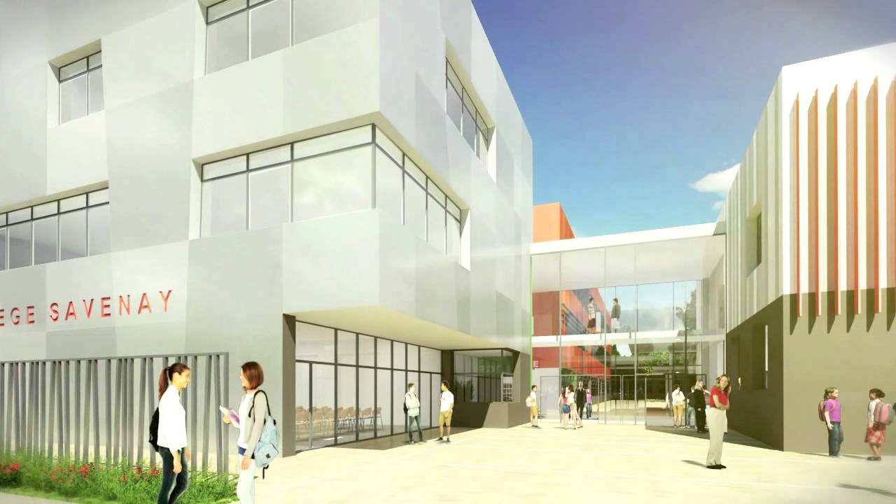 Le futur collège public de Savenay en 3D