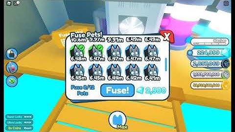 What happens when you fuse 6 Normal Robots and 6 Normal Cyber Foxes? [PET SIMULATOR X]